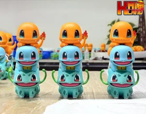 Pokemon EGG x CHEESE Studio Charmander X Squirtle X Bulbasaur Resin Statue