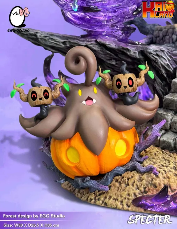 Pokemon Egg Studio type Specter Gengar Resin Statue 6