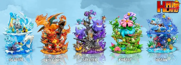 Pokemon Egg Studio type Specter Gengar Resin Statue 8