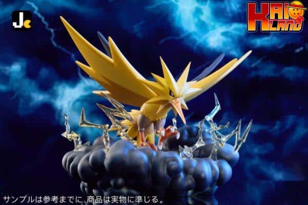 Pokemon Jc Studio First Generation Zapdos Resin Statue 4