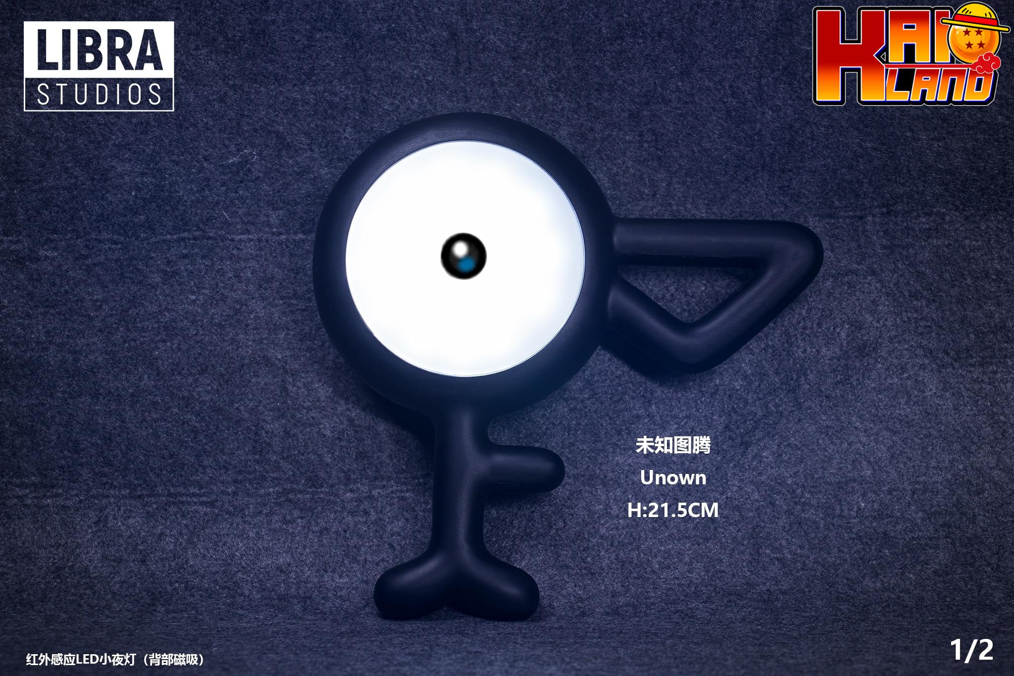 Pokemon LIBRA Studio Night Light Unown Resin Statue