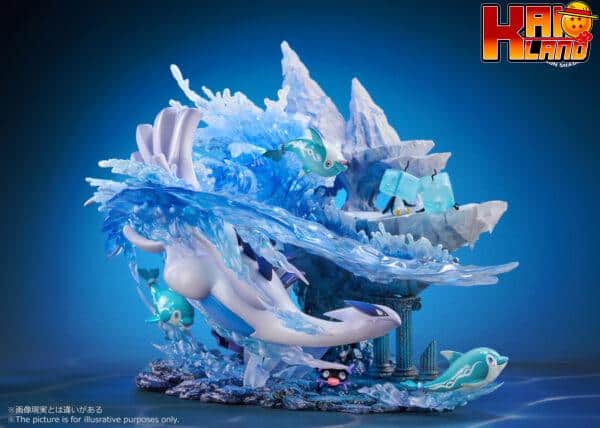 Pokemon Moon Shadow Studio The Legendary God Of The Sea Lugia Resin Statue 4