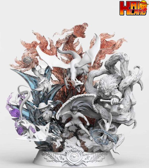 Pokemon Pc House Studio Leon Group Resin Statue 0