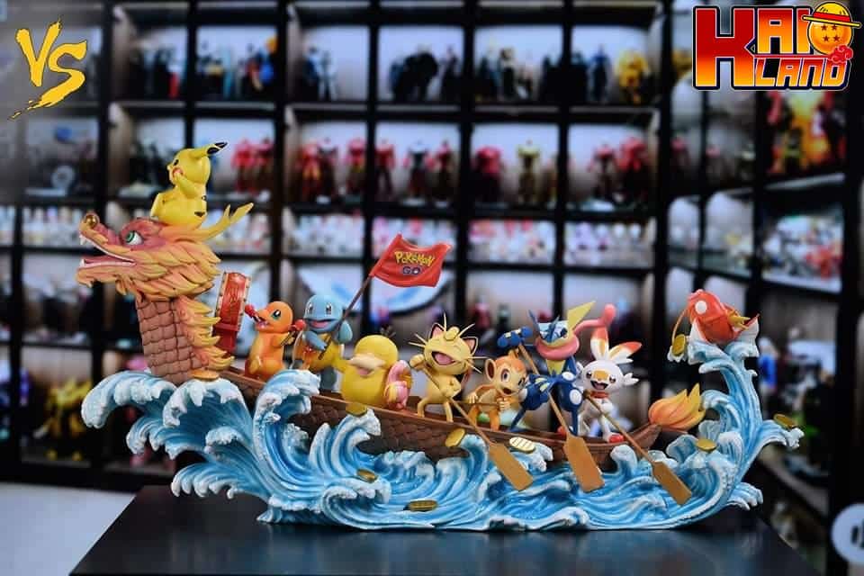Pokemon VS Studio Sea adventure Pokemons Resin Statue