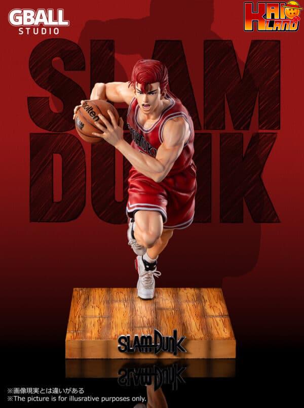 Slam Dunk GBALL Studio Hanamichi Sakuragi x Kaede Rukawa Resin Statue 2