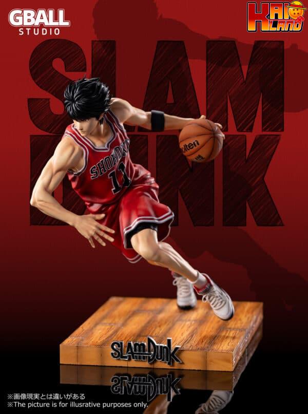 Slam Dunk GBALL Studio Hanamichi Sakuragi x Kaede Rukawa Resin Statue 3