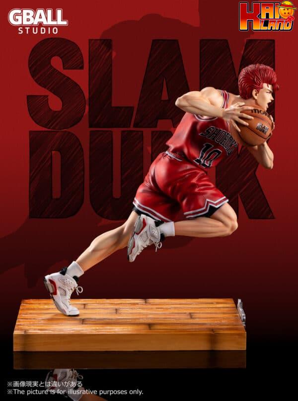Slam Dunk GBALL Studio Hanamichi Sakuragi x Kaede Rukawa Resin Statue 5
