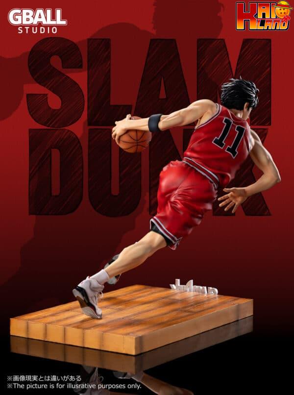 Slam Dunk GBALL Studio Hanamichi Sakuragi x Kaede Rukawa Resin Statue 6