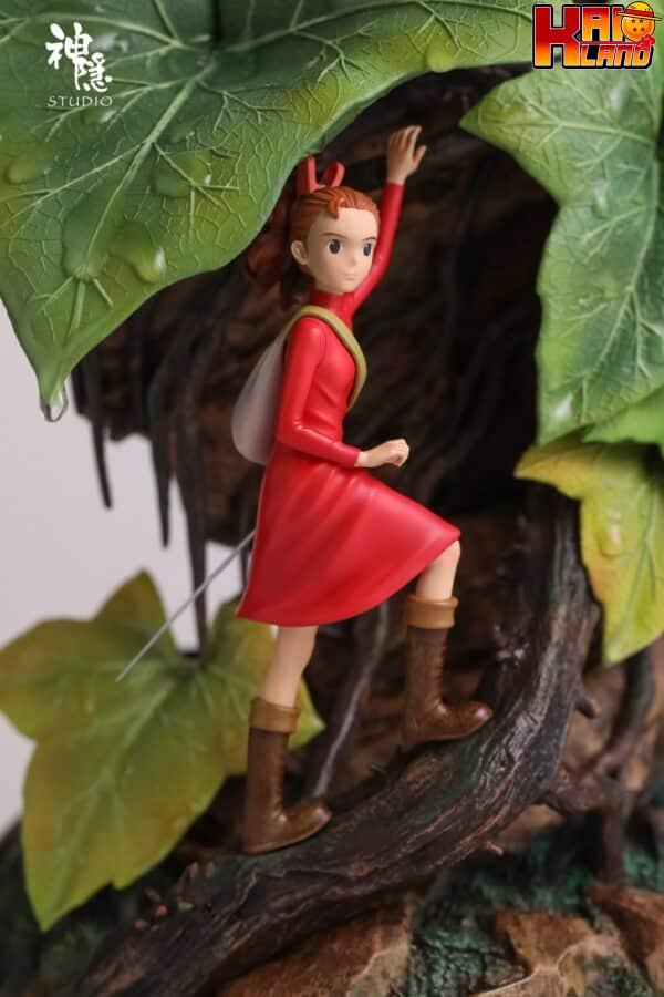 The Secret World of Arrietty Shen Yin Studio Arrietty Clock Resin Statue 2