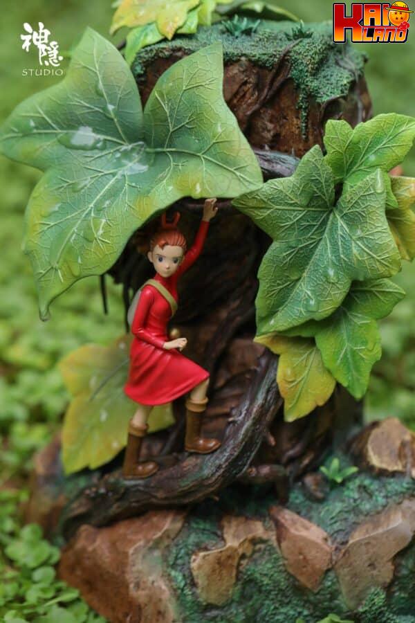 The Secret World of Arrietty Shen Yin Studio Arrietty Clock Resin Statue 3