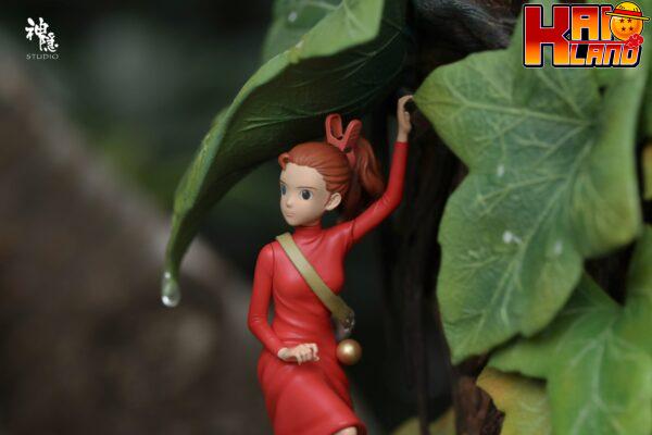 The Secret World of Arrietty Shen Yin Studio Arrietty Clock Resin Statue 6