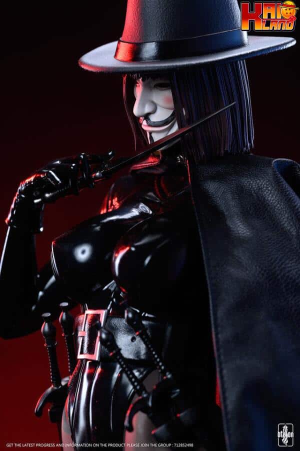 V for Vendetta Dtalon Studio Miss Vendetta Resin Statue 11