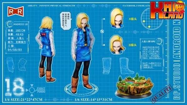 Dragon Ball BP Studio Android 18 C18 Resin Statue 1