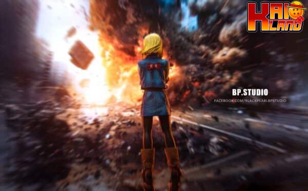 Dragon Ball BP Studio Android 18 C18 Resin Statue 12
