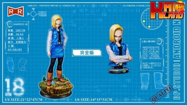 Dragon Ball BP Studio Android 18 C18 Resin Statue 2