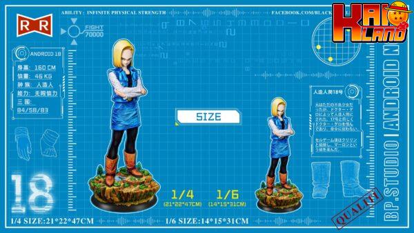 Dragon Ball BP Studio Android 18 C18 Resin Statue 3