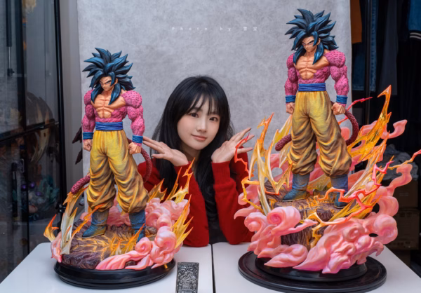 Dragon Ball BUU Studio SSJ4 Goku Resin Statue