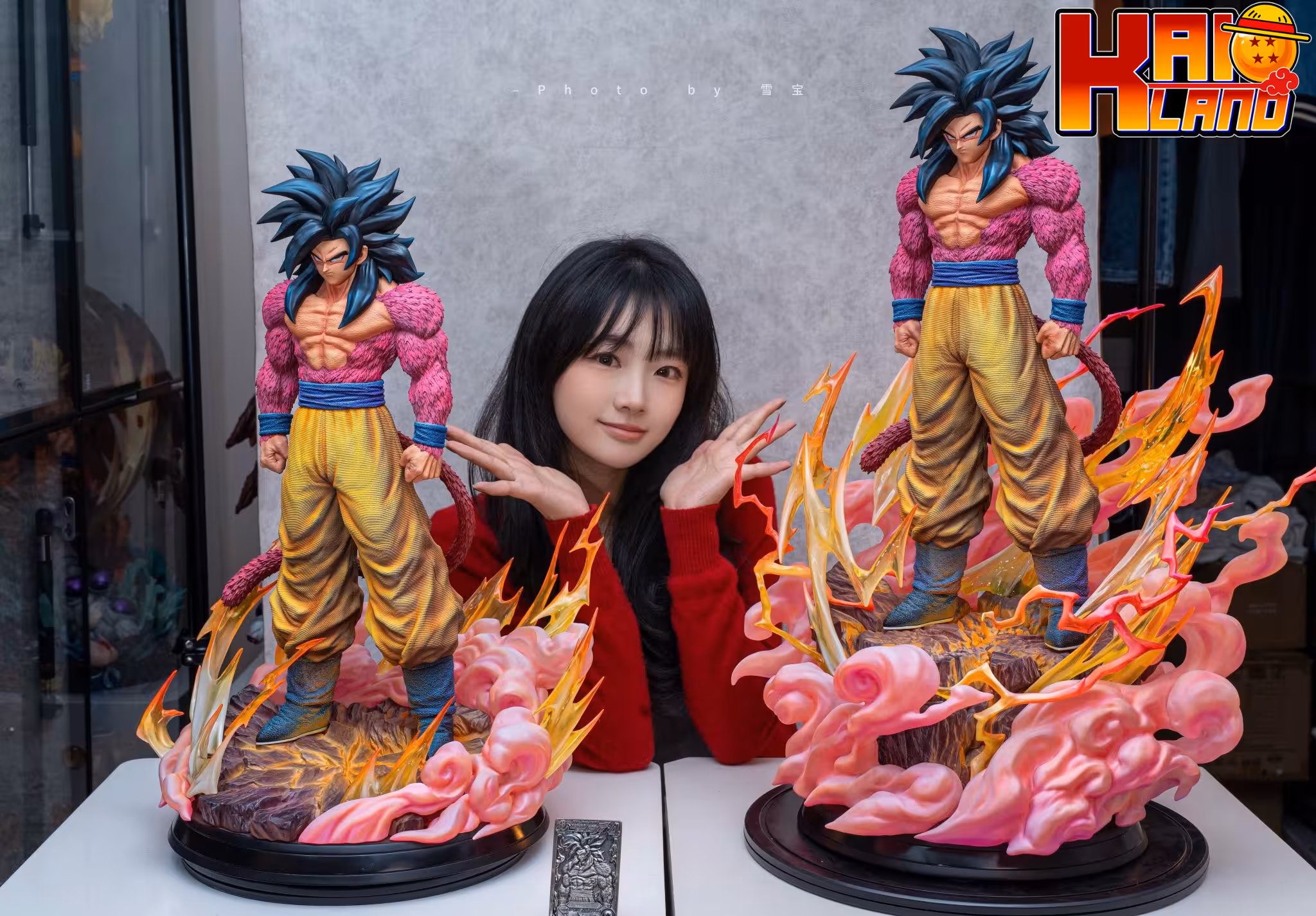 Dragon Ball BUU Studio SSJ4 Goku Resin Statue