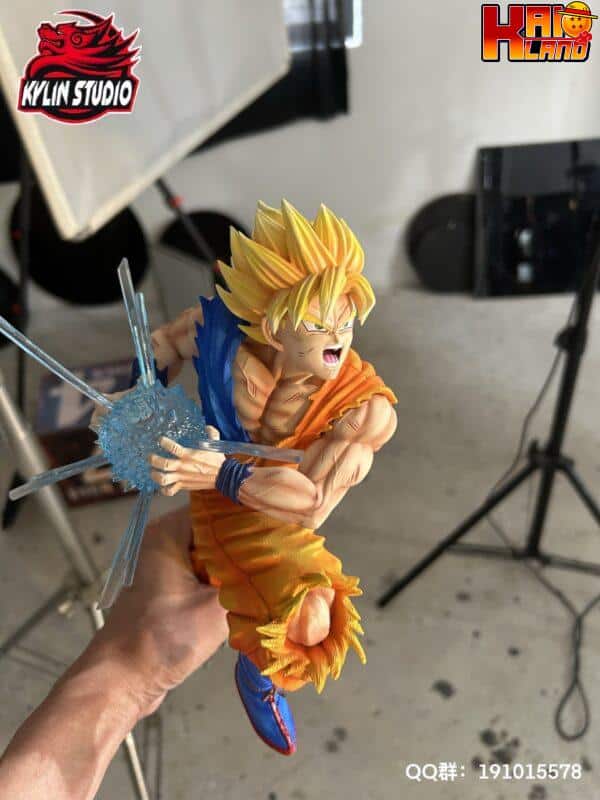 Dragon Ball Kylin Studio Super Saiyans VS Broly Resin Statue 7