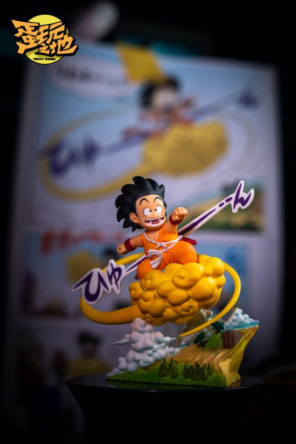 Dragon Ball Nest Zone Studio Son Goku Kid Resin Statue 6