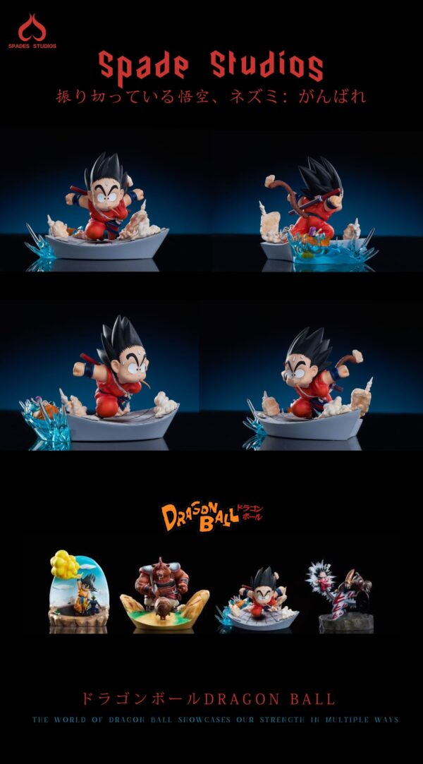 Dragon Ball Spades Studio Runaway Son Goku Resin Statue 1