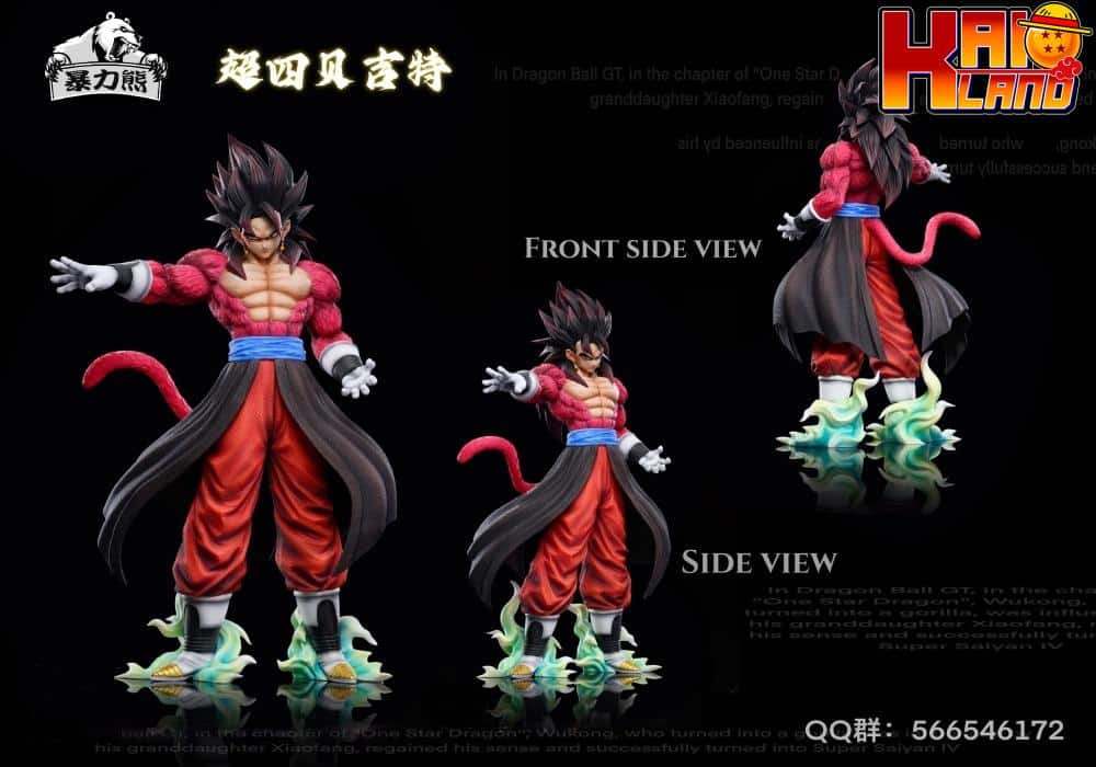 Dragon Ball Violent Bear Studio SS4 Vegito Resin Statue