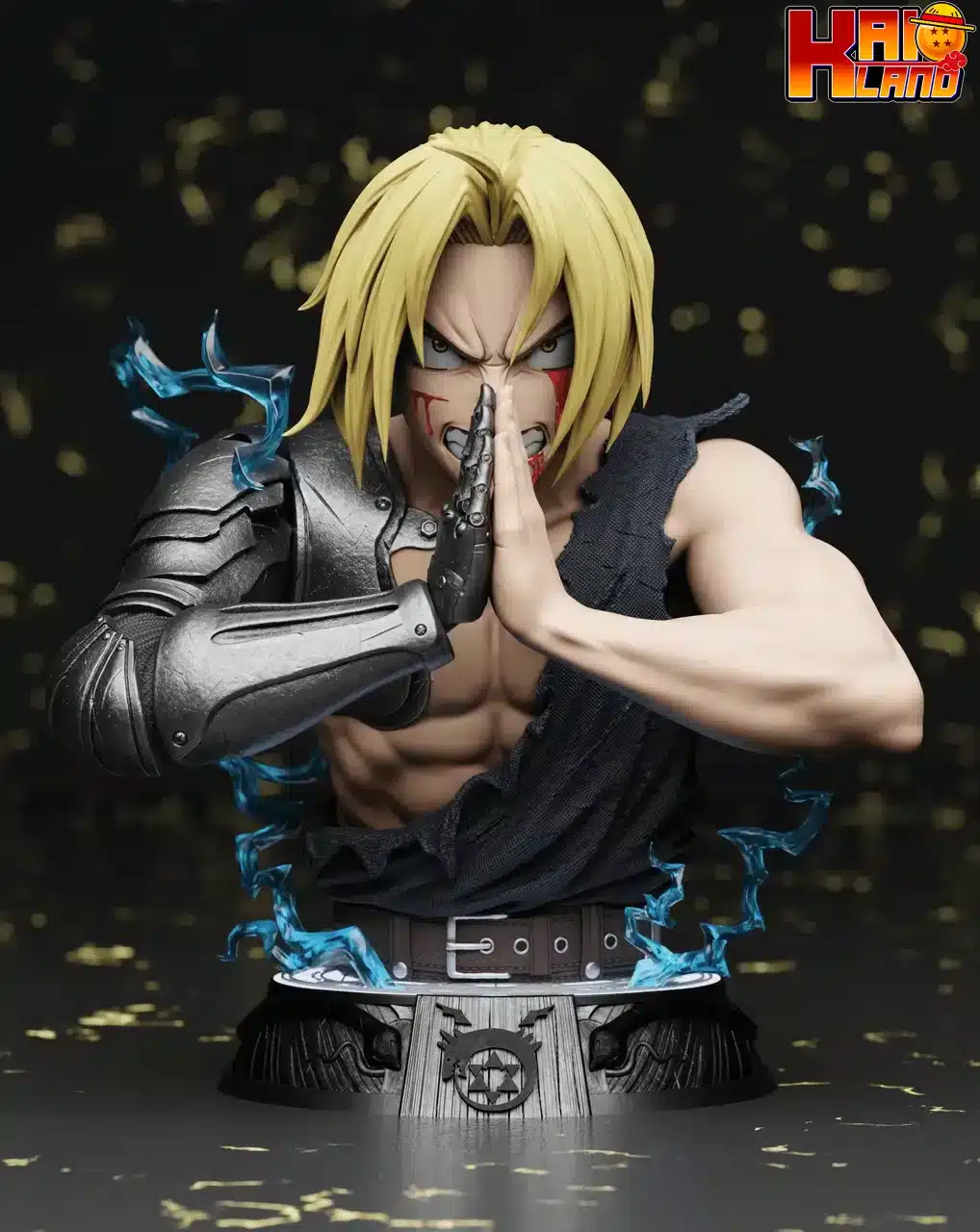 フルメタル Zenkai スタジオ エドワード・エルリック胸像樹脂製