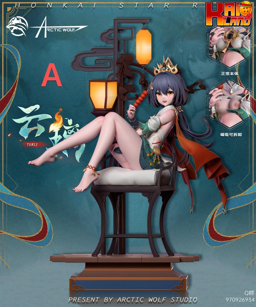 Honkai Star Rail Arctic wolf Studio YunLi Resin Statue