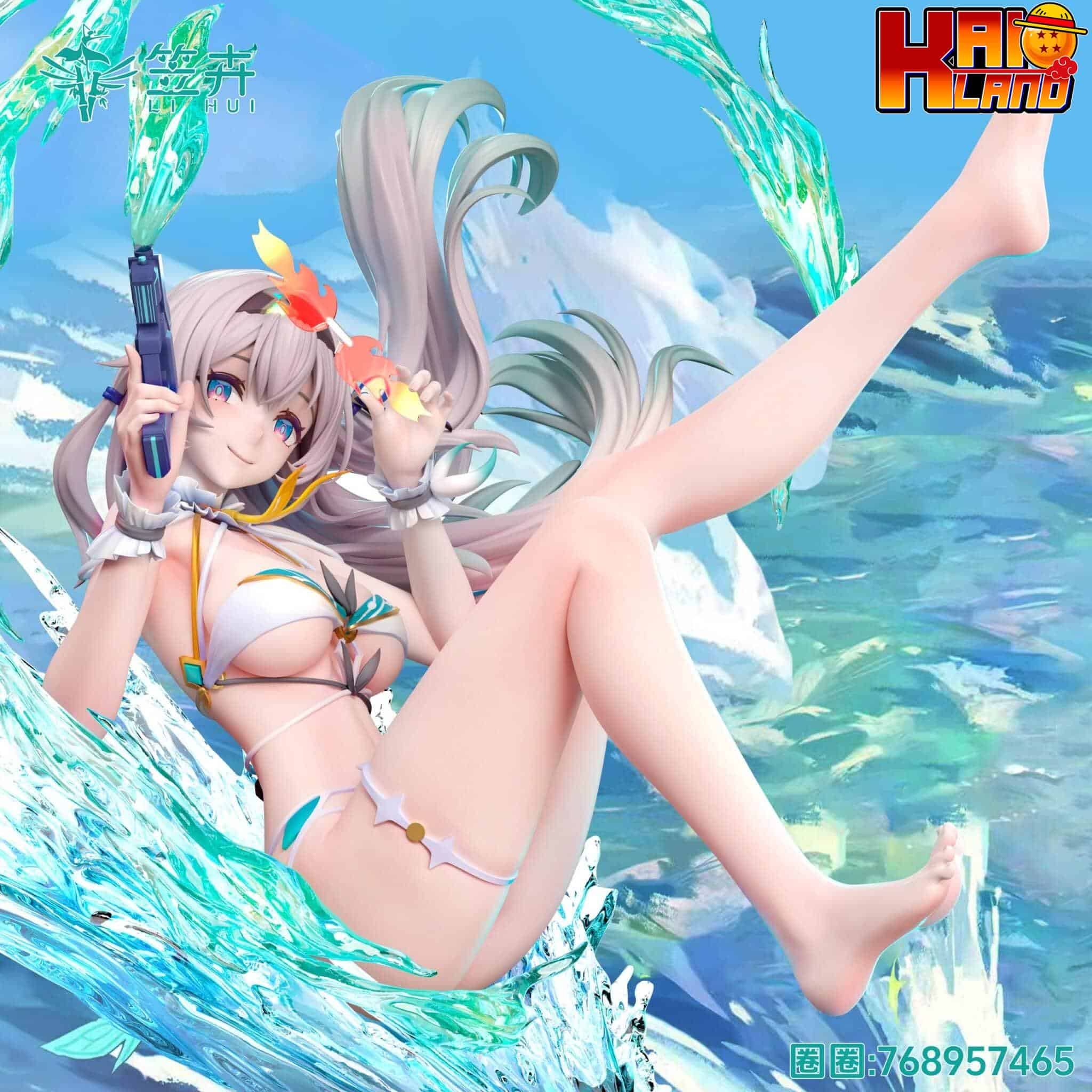 Honkai Star Rail LI HUI Studio Swimsuit Firefly Cool Summer Resin Statue