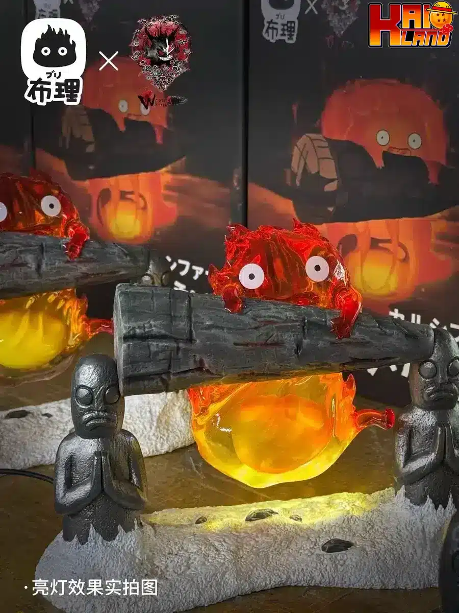 Howls Moving Castle Buri Studio x Weare A Design Studio Calcifer Resin Statue