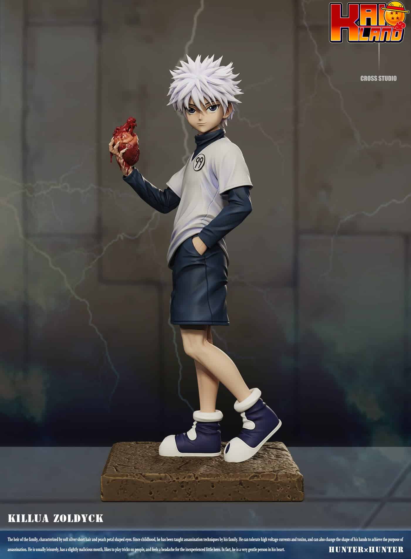 Hunter×Hunter Cross Studio Killua Resin Statue