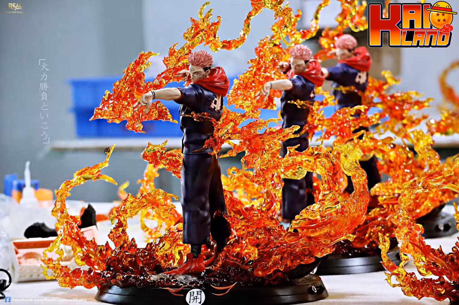 Jujutsu Kaisen Real Creation Studio Sukuna Flame Arrow Resin Statue