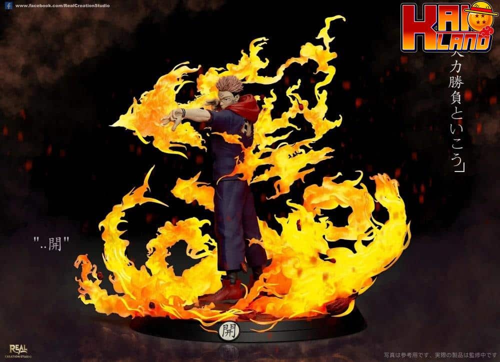 Jujutsu Kaisen Real Creation Studio Sukuna Flame Arrow Resin Statue
