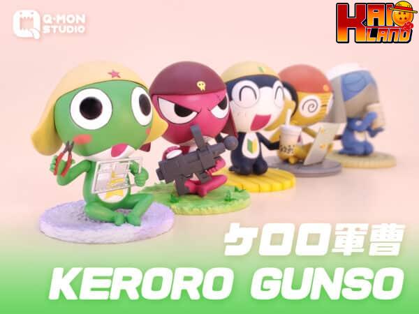 Keroro Gunsou Q MON Studio Keroro team Resin Statue 3