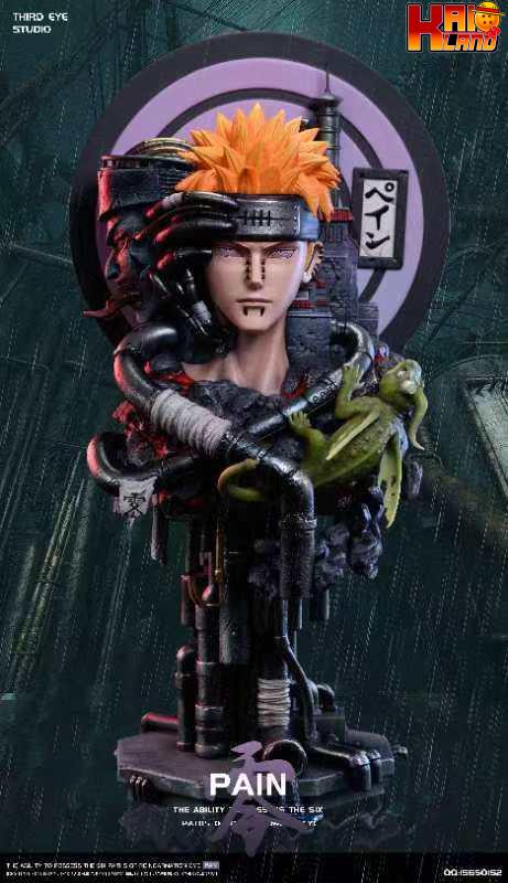 Naruto Third Eye Studio Pain Bust Resin Statue