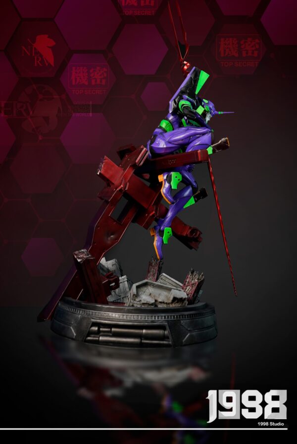 Neon Genesis Evangelion 1998 Studio END EVA Unit 01 Resin Statue 4