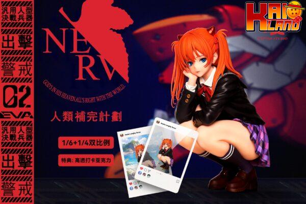 Neon Genesis Evangelion Expose Studio JK Girl Asuka Resin Statue 1