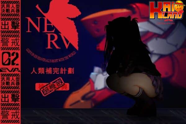 Neon Genesis Evangelion Expose Studio JK Girl Asuka Resin Statue 5