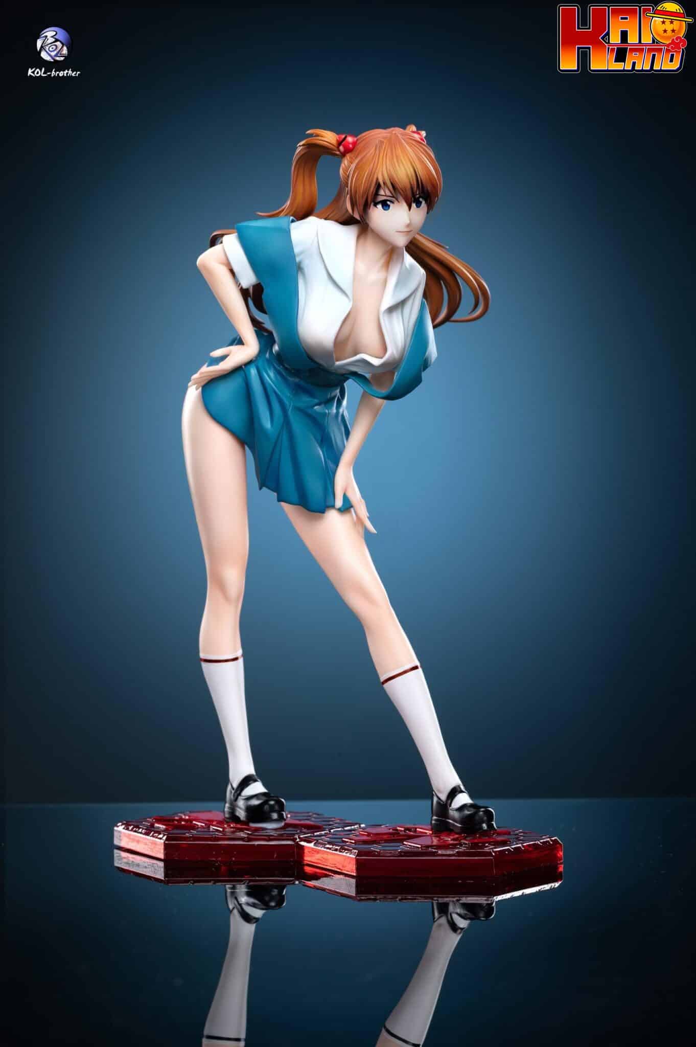 Neon Genesis Evangelion Kol brother Studio Classic school uniform Asuka Resin Statue