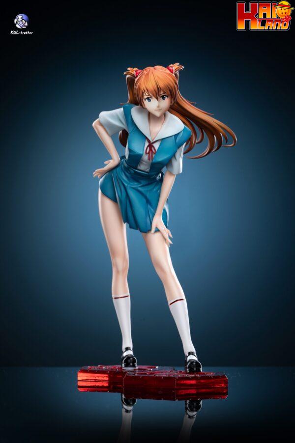 Neon Genesis Evangelion Kol brother Studio Classic school uniform Asuka Resin Statue 2