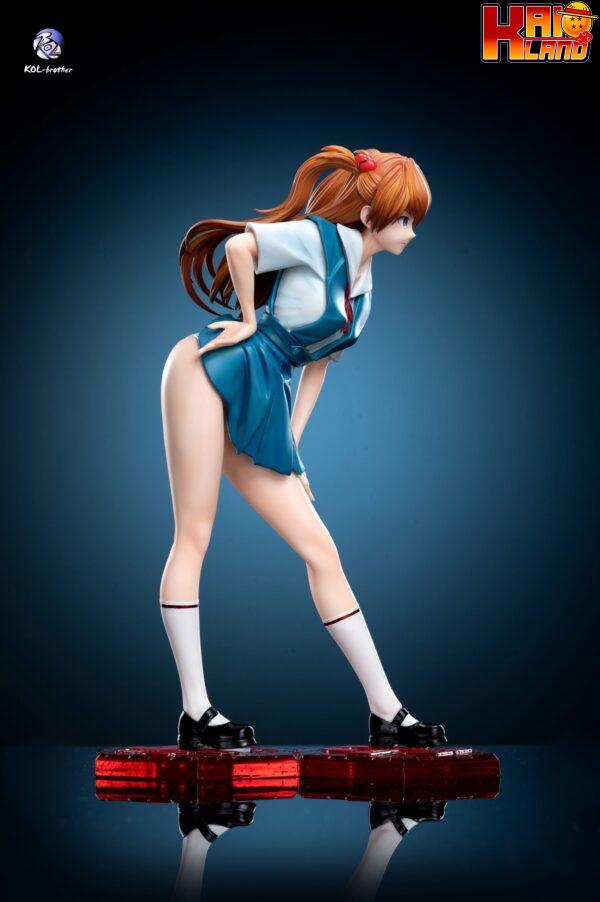 Neon Genesis Evangelion Kol brother Studio Classic school uniform Asuka Resin Statue 4