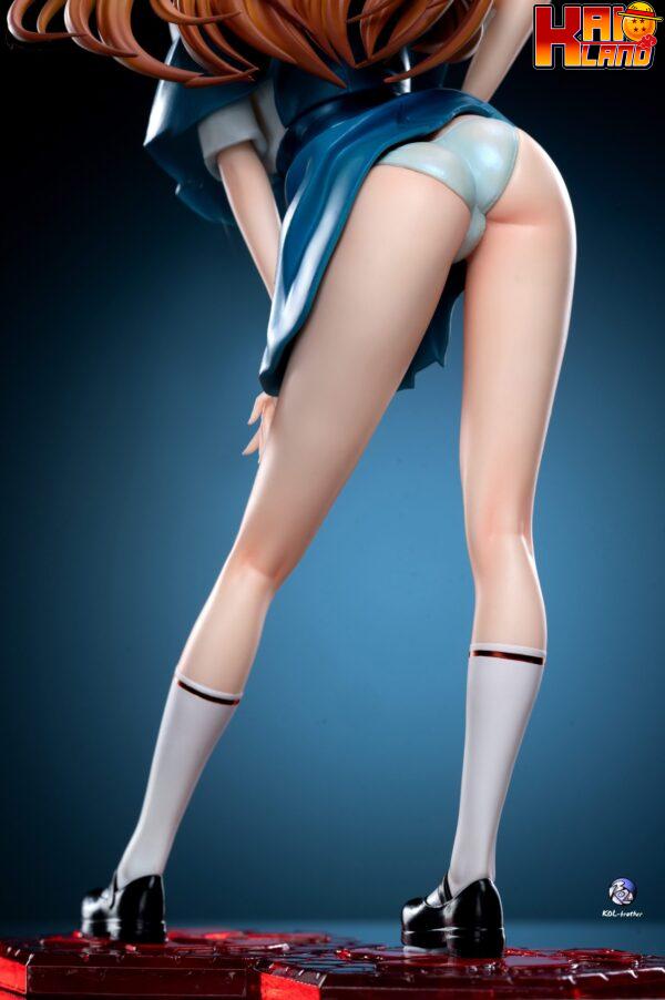 Neon Genesis Evangelion Kol brother Studio Classic school uniform Asuka Resin Statue 5
