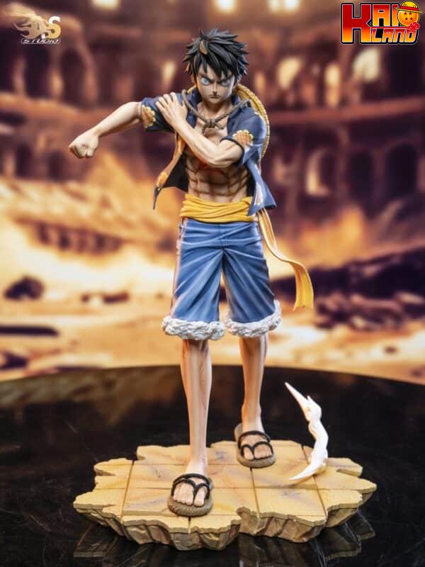 One Piece As Studio Monkey D Luffy x Lucy Resin Statue 3