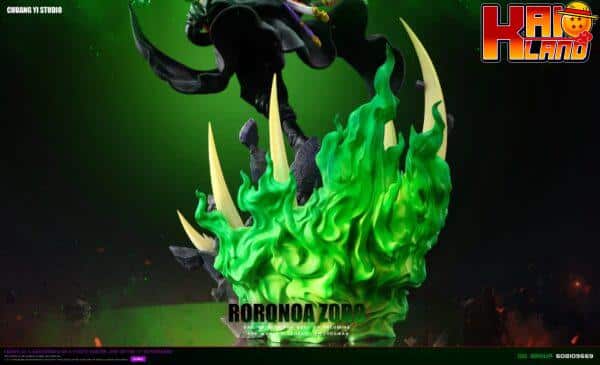 One Piece ChuangYi Studio Purgatory Demon Slash Zoro Resin Statue 5