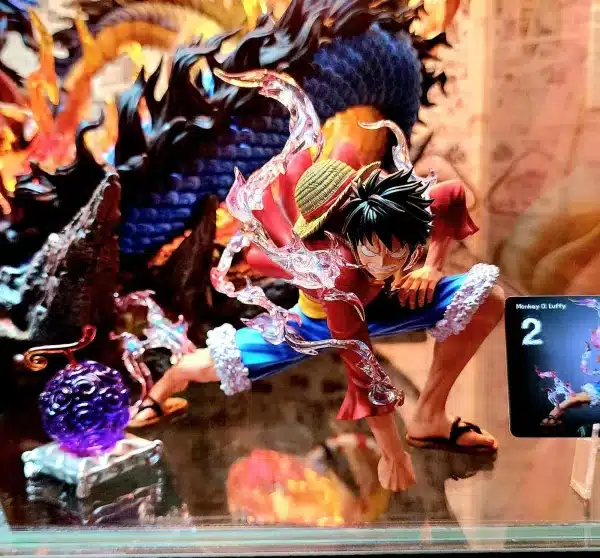 One Piece LX Studio Gear 2 x Nika Luffy Resin Statue