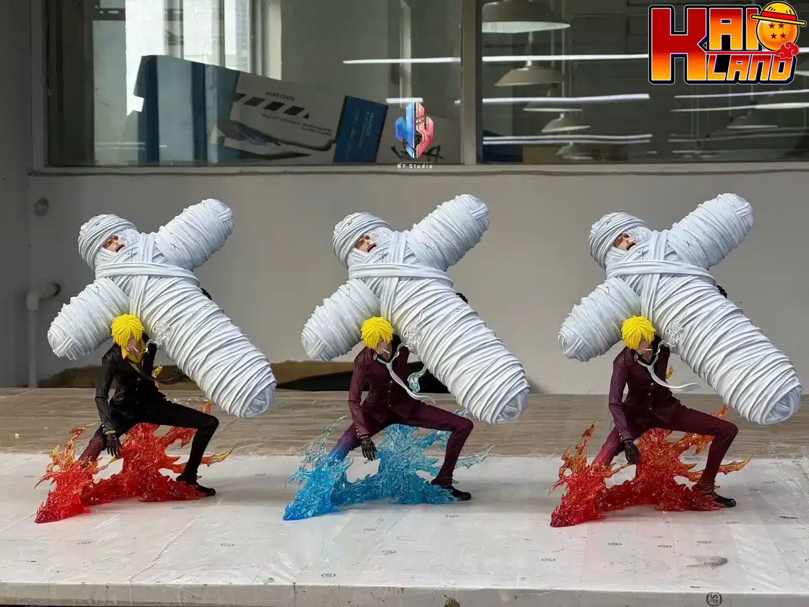 One Piece NY Studio Sanji Carrying Roronoa Zoro Resin Statue
