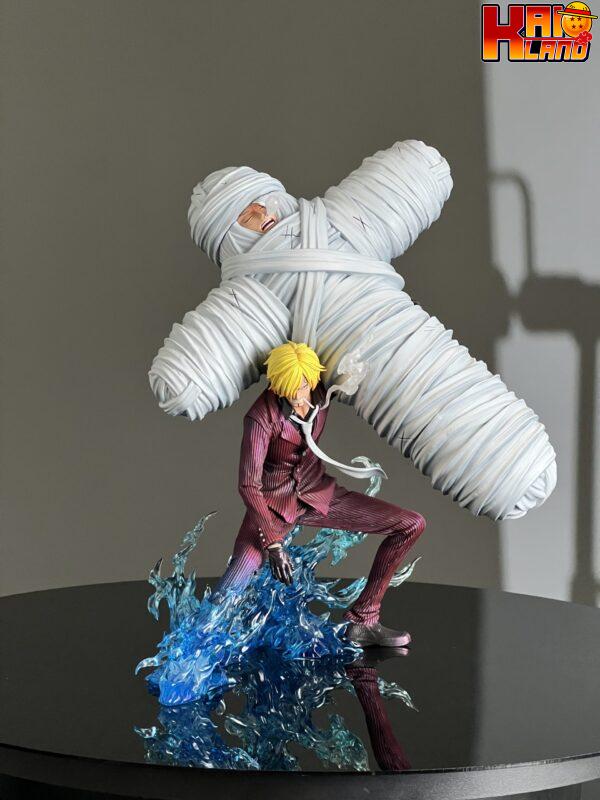 One Piece NY Studio Sanji Carrying Roronoa Zoro Resin Statue 4
