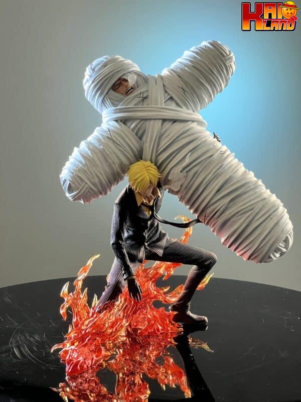 One Piece NY Studio Sanji Carrying Roronoa Zoro Resin Statue 7