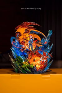 Pokemon EMO Studio Ash Ketchum Resin Statue US WAREHOUSE Transparent