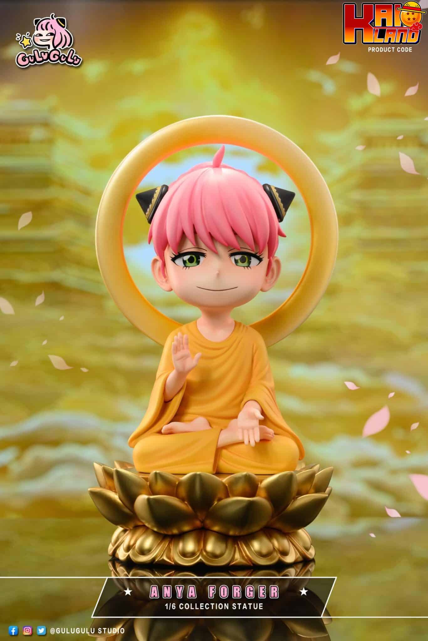 Spy x Family GuluGulu Studio Anya Forger cosplay Buddha Resin Statue